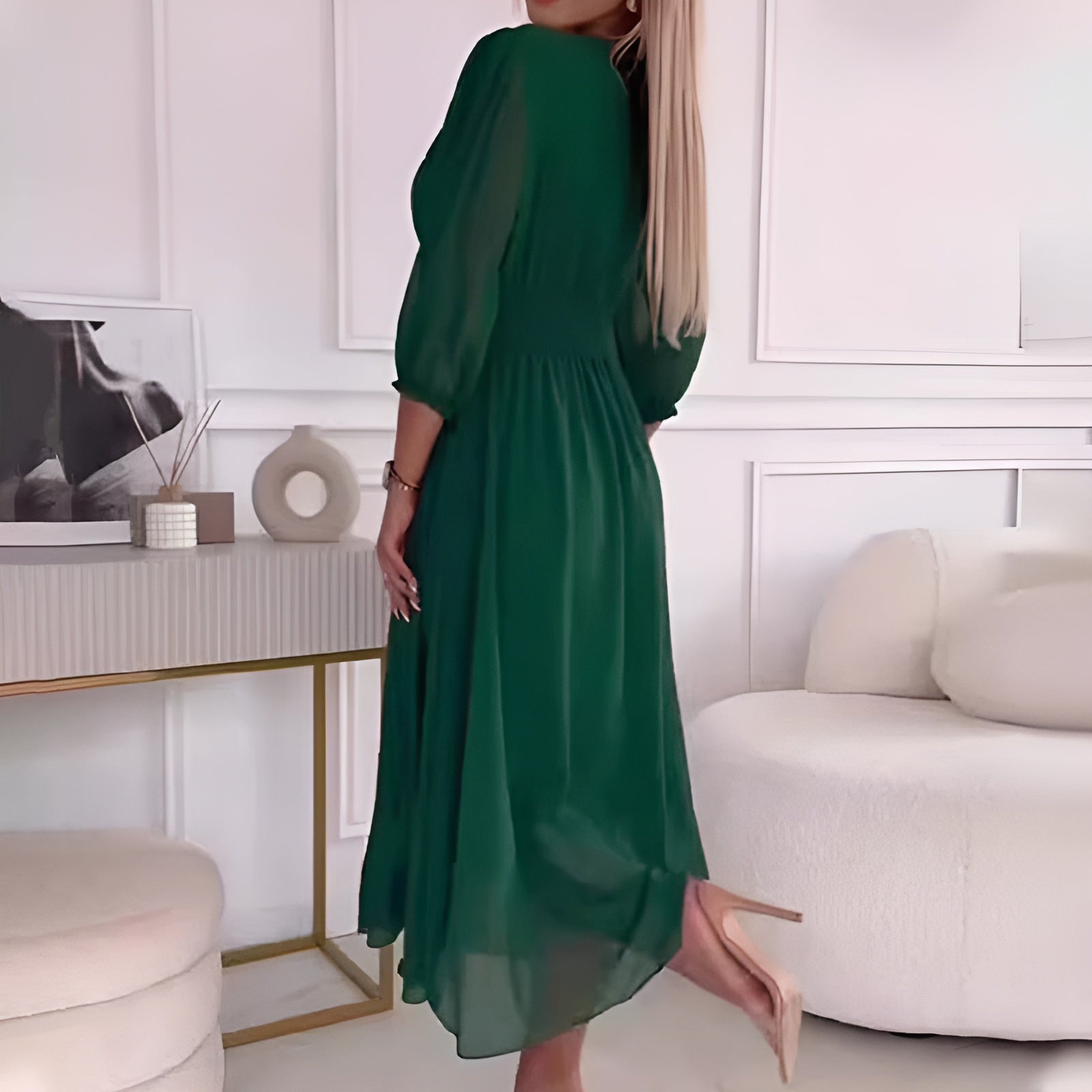 Natasha - Classy Chiffon Dress