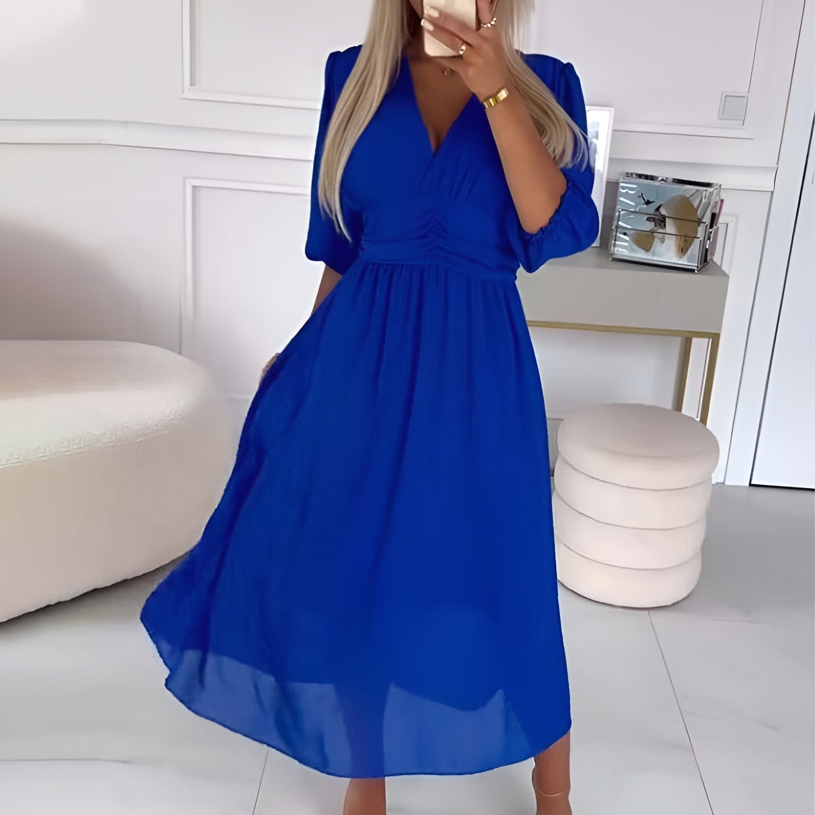 Natasha - Classy Chiffon Dress