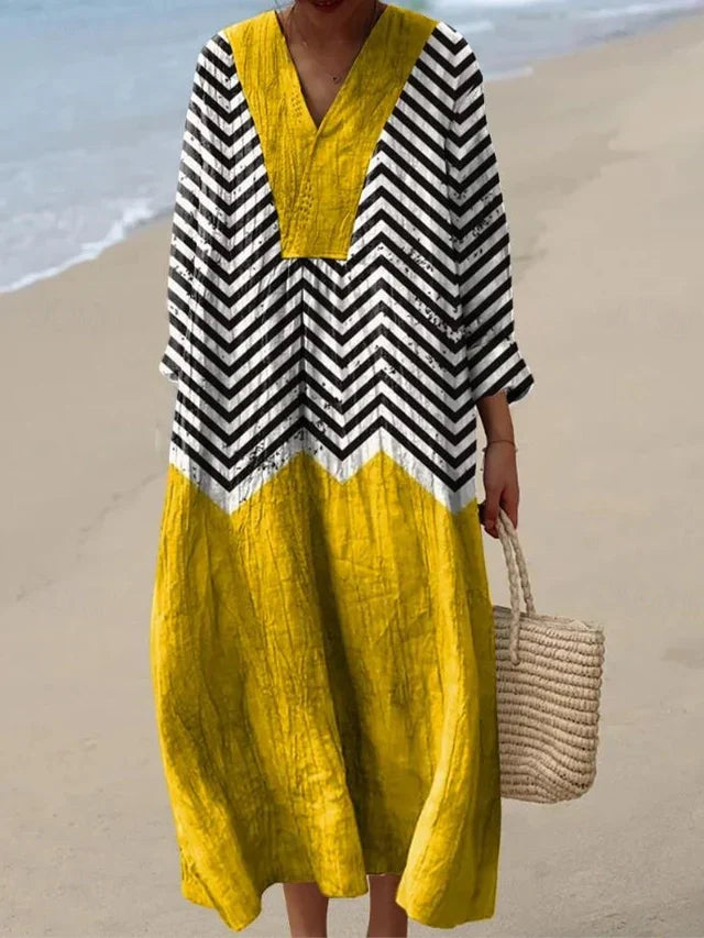 Cassia - Boho Printed Dress
